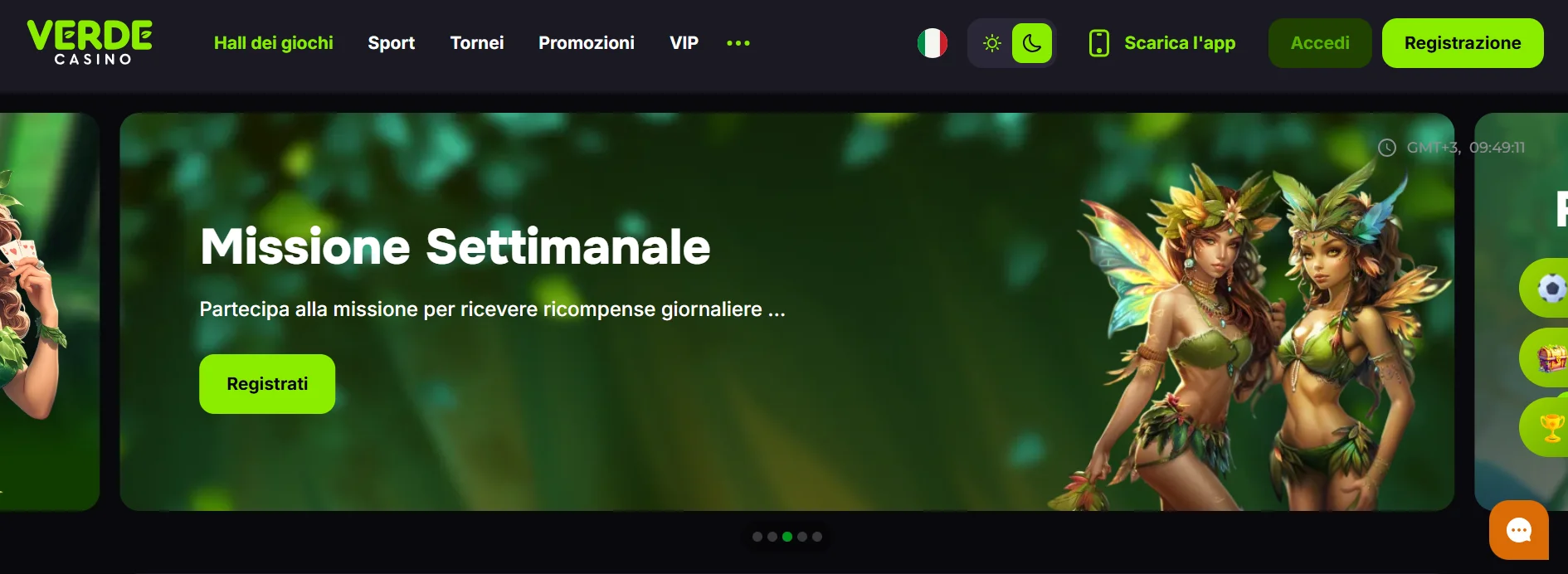 Recensione di Verde Casino con deposito minimo 10 euro