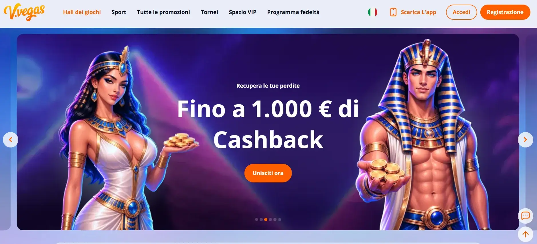 Recensione di V.Vegas casino con deposito minimo 10 euro